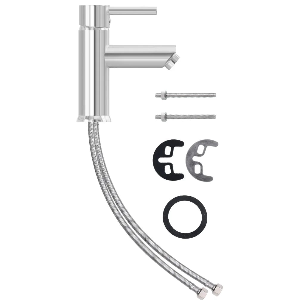 Rubinetto per Lavabo del Bagno Finitura Cromo 30x176 mm 149065