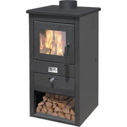 STUFA LEGNA ATHENA 11 MILLE  NERO KW 10,7 MM 430X410 H.MM 860