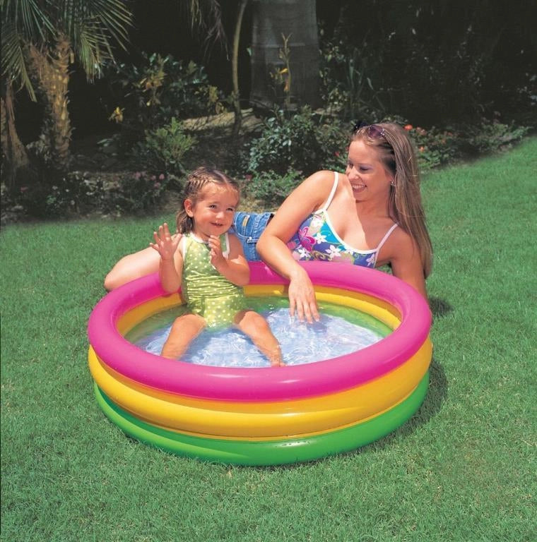 Piscina per Bambini Fondo Gonfiabile 86 x 25 cm Intex