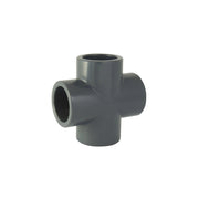 PVC Raccordo a croce ad incolaggio femmina - diametro 40
