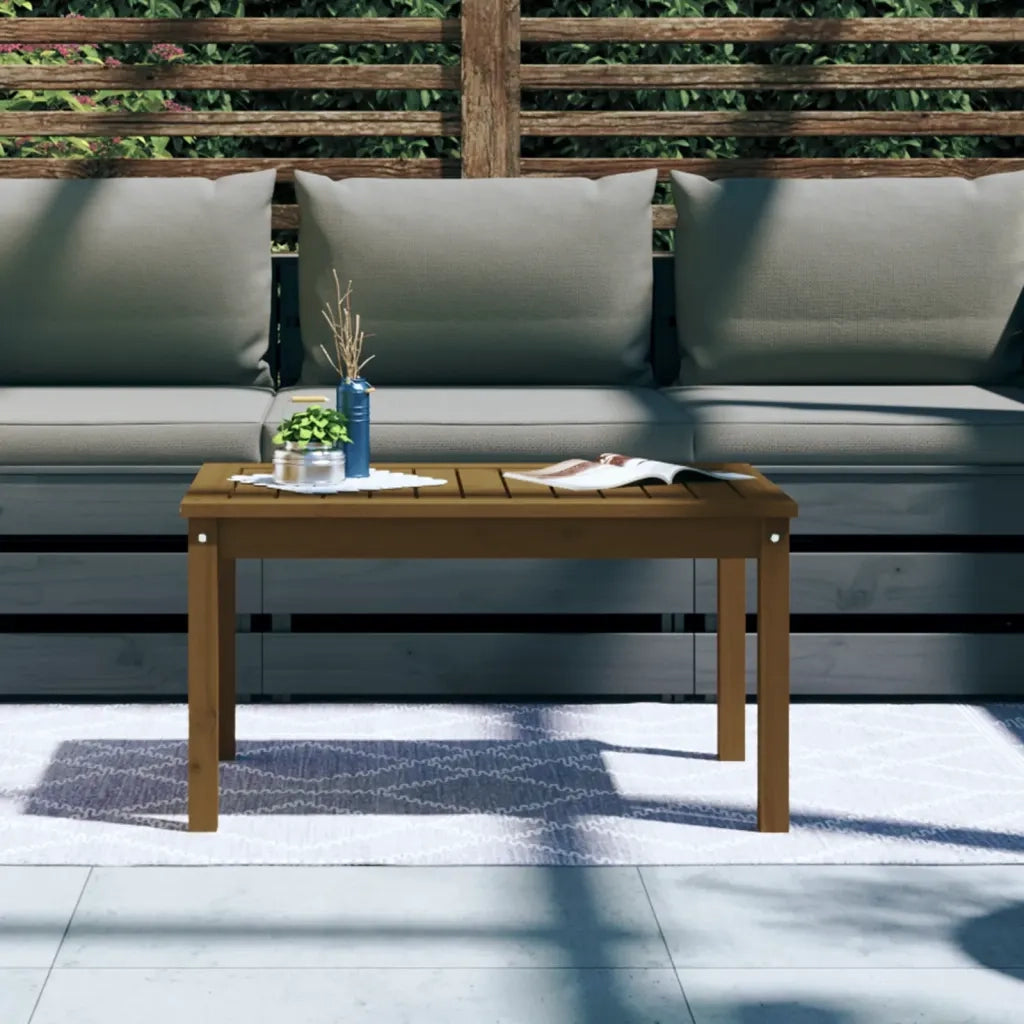 Tavolo da Giardino Ambra 82,5x50,5x45 cm Legno Massello Pino