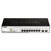 D-link dgs-1210-08p gestito l2 gigabit ethernet (10/100/1000) supporto power over ethernet (poe) nero