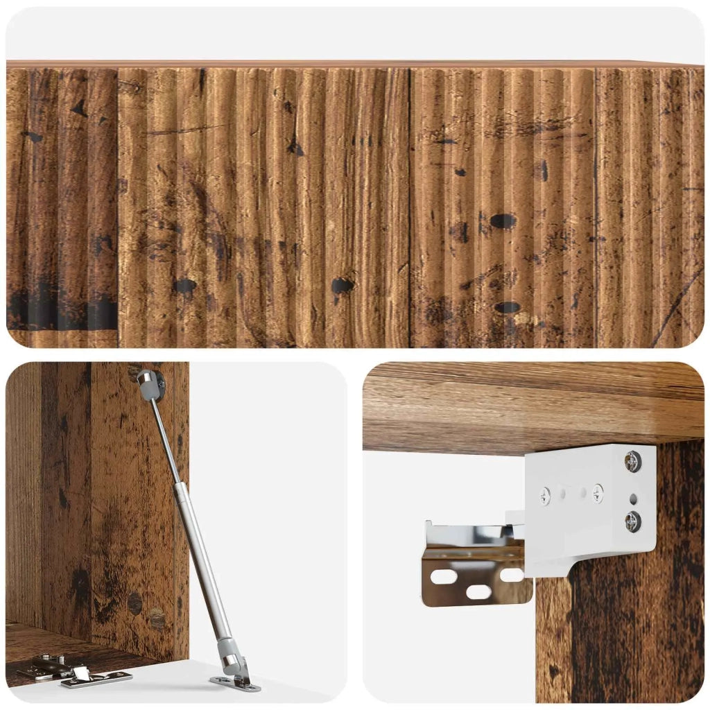 Mobile Porta TV da Muro Legno antico 78,5 x 41 x 30 cm 898523