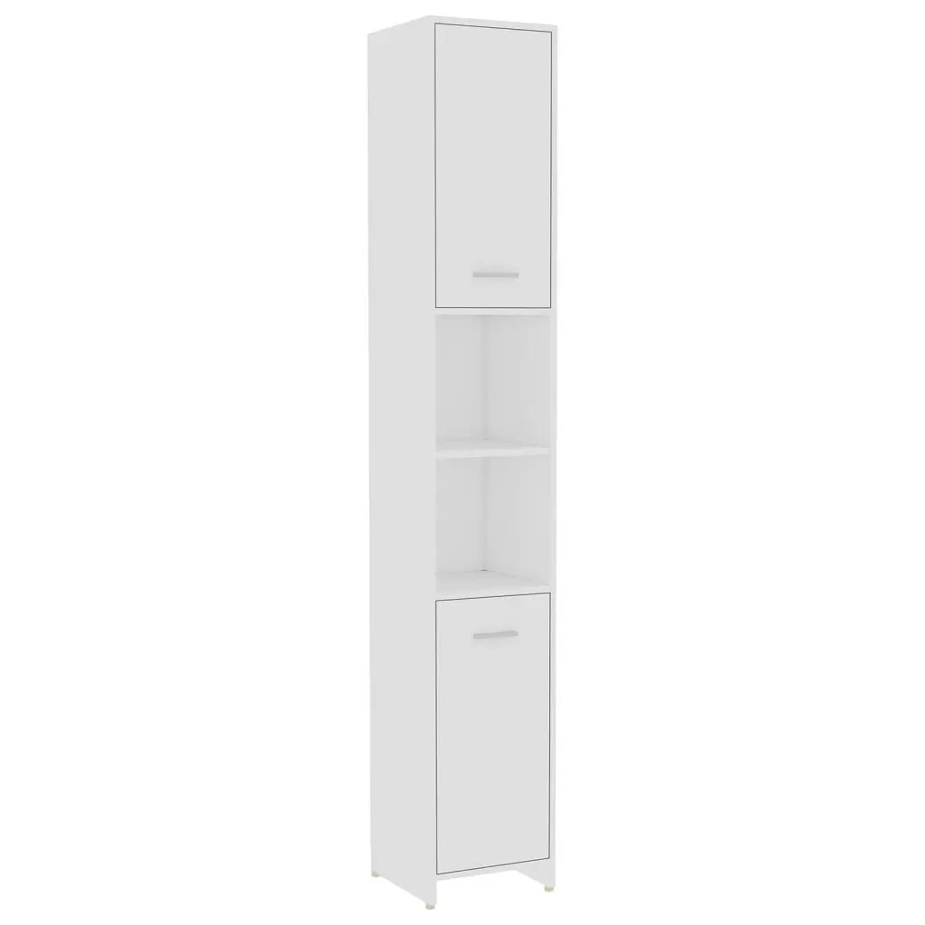 Set Mobili da Bagno 4 pz Bianco