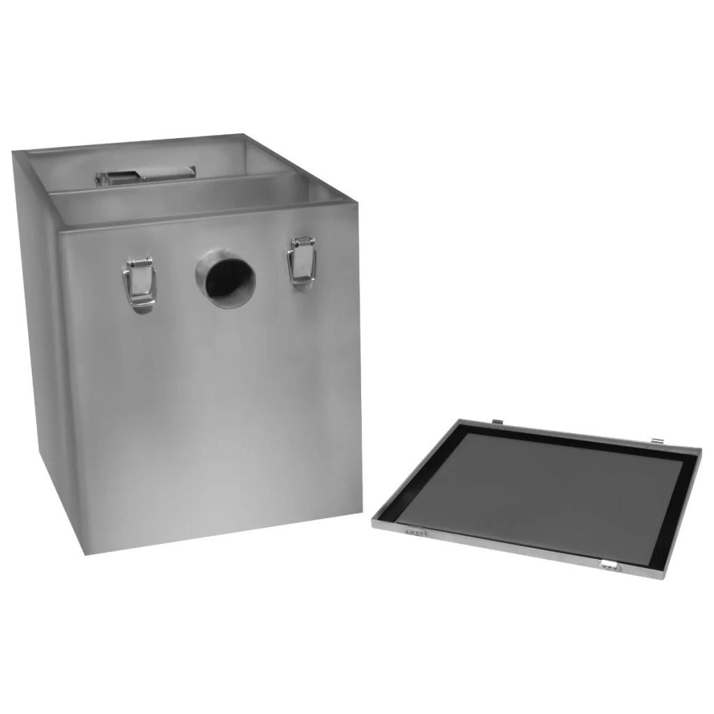 Separatore di grasso commerciale 35L in acciaio inox con filtro intercettatore per rifiuti Ristorante