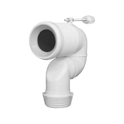 CURVA TECNICA IN PLASTICA 90  ° SOLO PER VASO TRASLATO BTW- Diam. 90/110 mm- DOLOM- pezzi 1