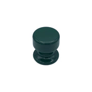 Pomolo fisso per porta SAGUATTI 875/50SB in alluminio verde lucido