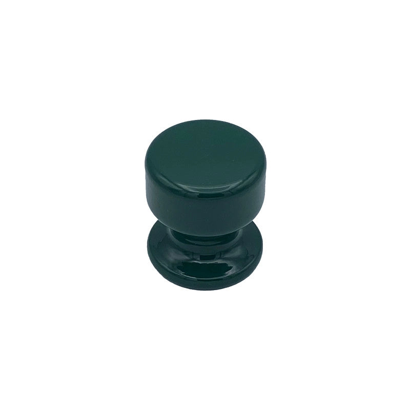 Pomolo fisso per porta SAGUATTI 875/50SB in alluminio verde lucido