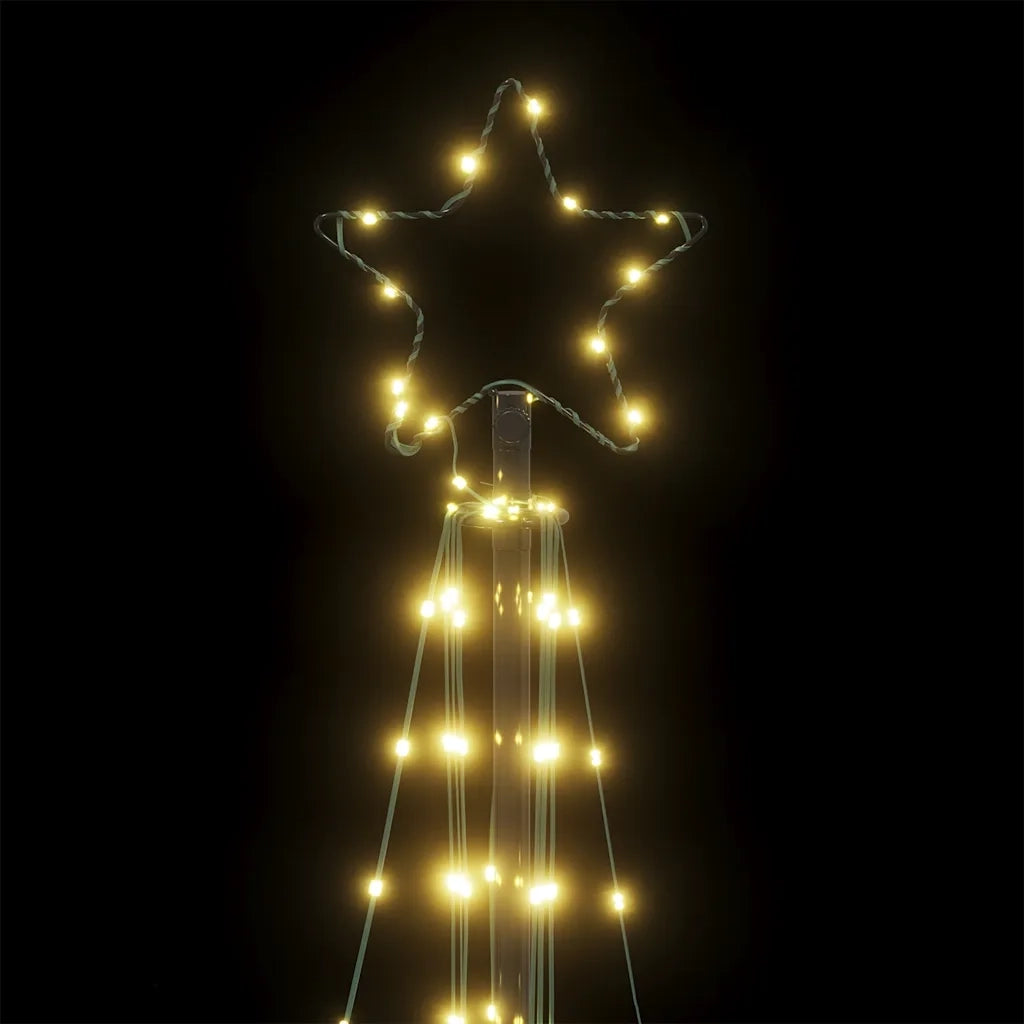 Albero di Natale | Decorazioni natalizie a LED 363 LED Bianco Caldo 182 cm