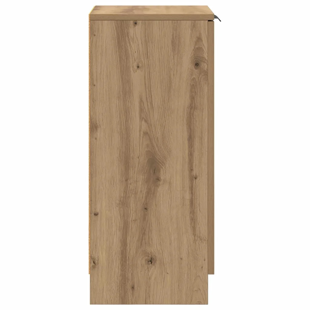 Credenza-Buffet-Armadio da cucina Rovere artigianale 30 x 30 x 70 cm Legno multistrato