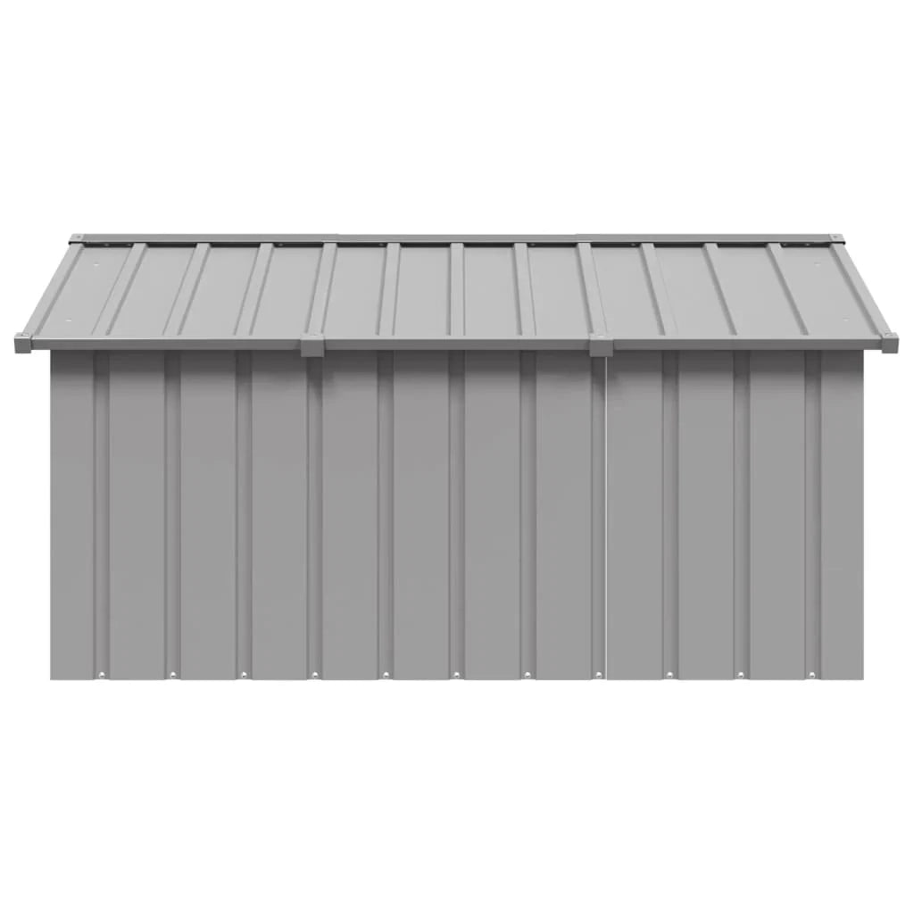 Cuccia per cani 116,5 x 153 x 81,5 cm acciaio zincato grigio 02_0043439