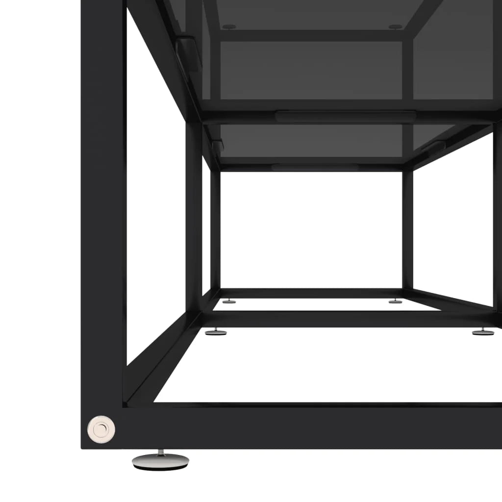 Mobile TV multimediale scaffale TV mobile TV sala da pranzo soggiorno camera da letto 180 x 40 x 40,5 cm vetro temperato nero 02_0026101