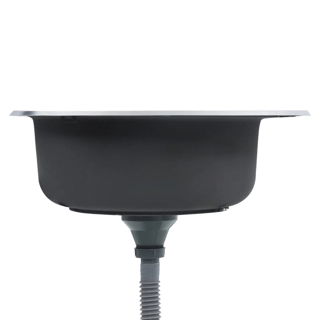Lavello da cucina con filtro e sifone 48 cm acciaio inox 02_0002356