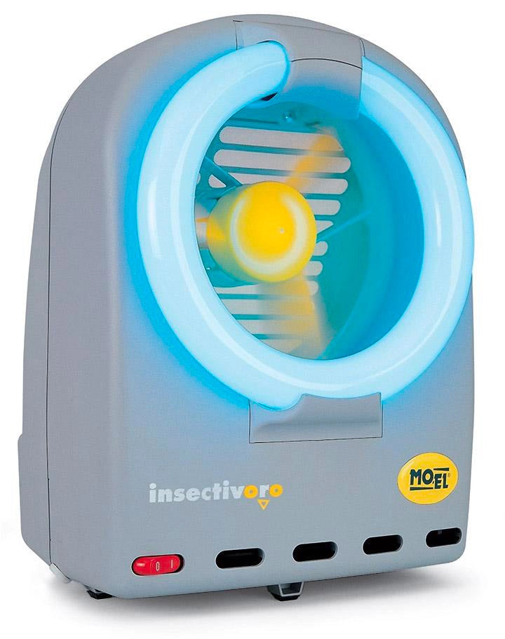 Zanzariera Elettrica ad Aspirazione 32W Moel Insectivoro Double 361G
