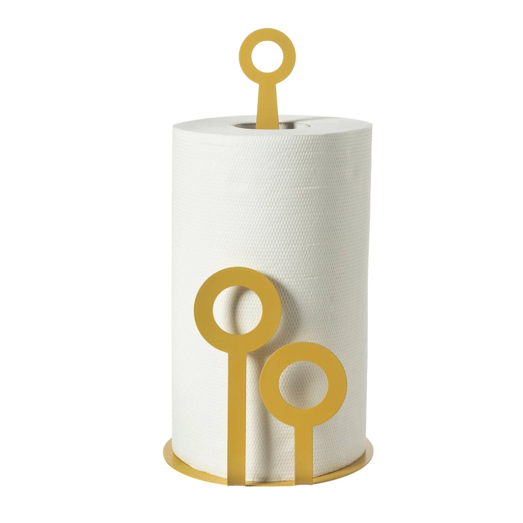Porta rotoli da cucina Bollicine Bianco marmo