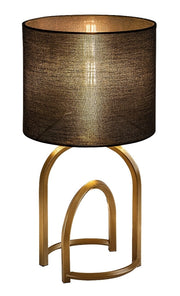 Lampada da tavolo Gisaya oro nero E14 Rabalux