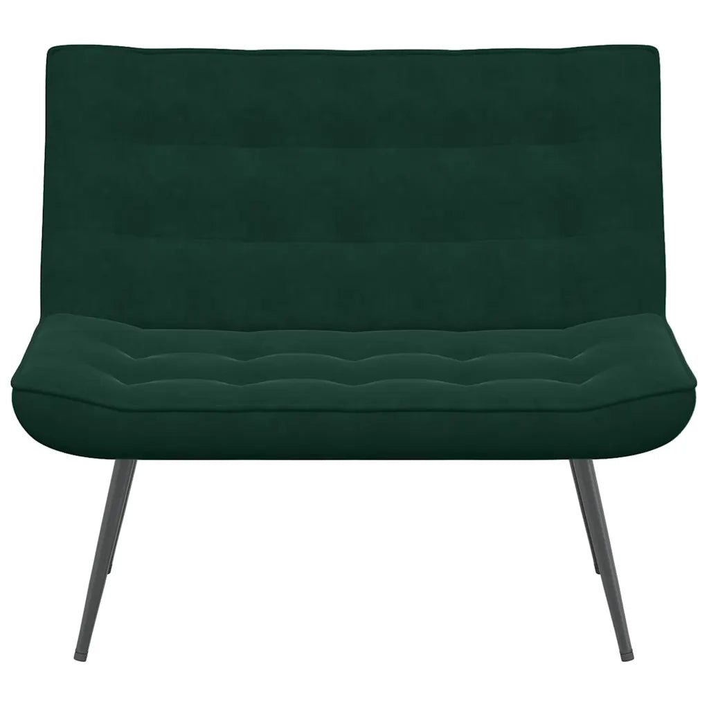 Panca Verde Scuro 110x74x84 cm in Velluto 4012339