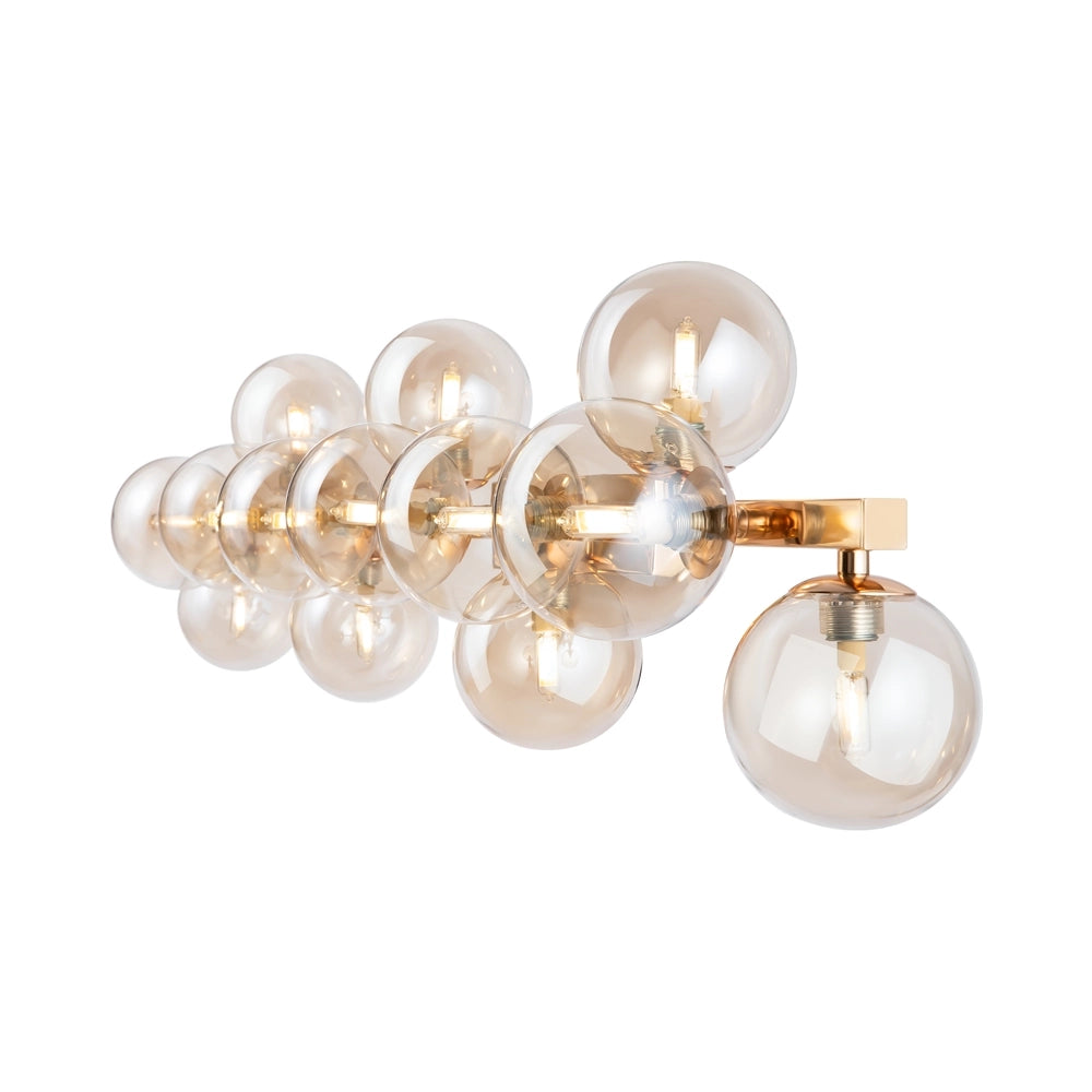 Applique oro ottone vetro Dallas 13 luci G9 Maytoni