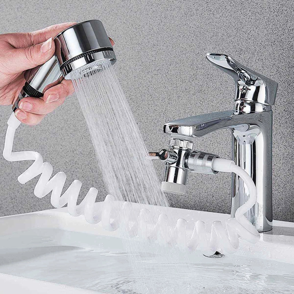 Doccia a mano doccetta portatile per lavandino + tubo e deviatore Art. 59417