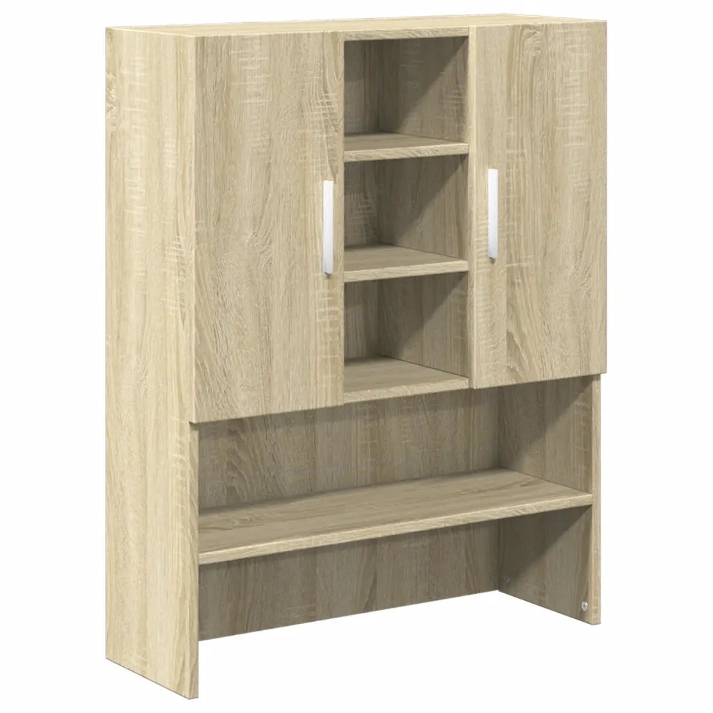 Mobili Lavatrice 2pz Rovere Sonoma in Legno Multistrato