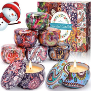 Set di candele aromatiche, 8 pezzi