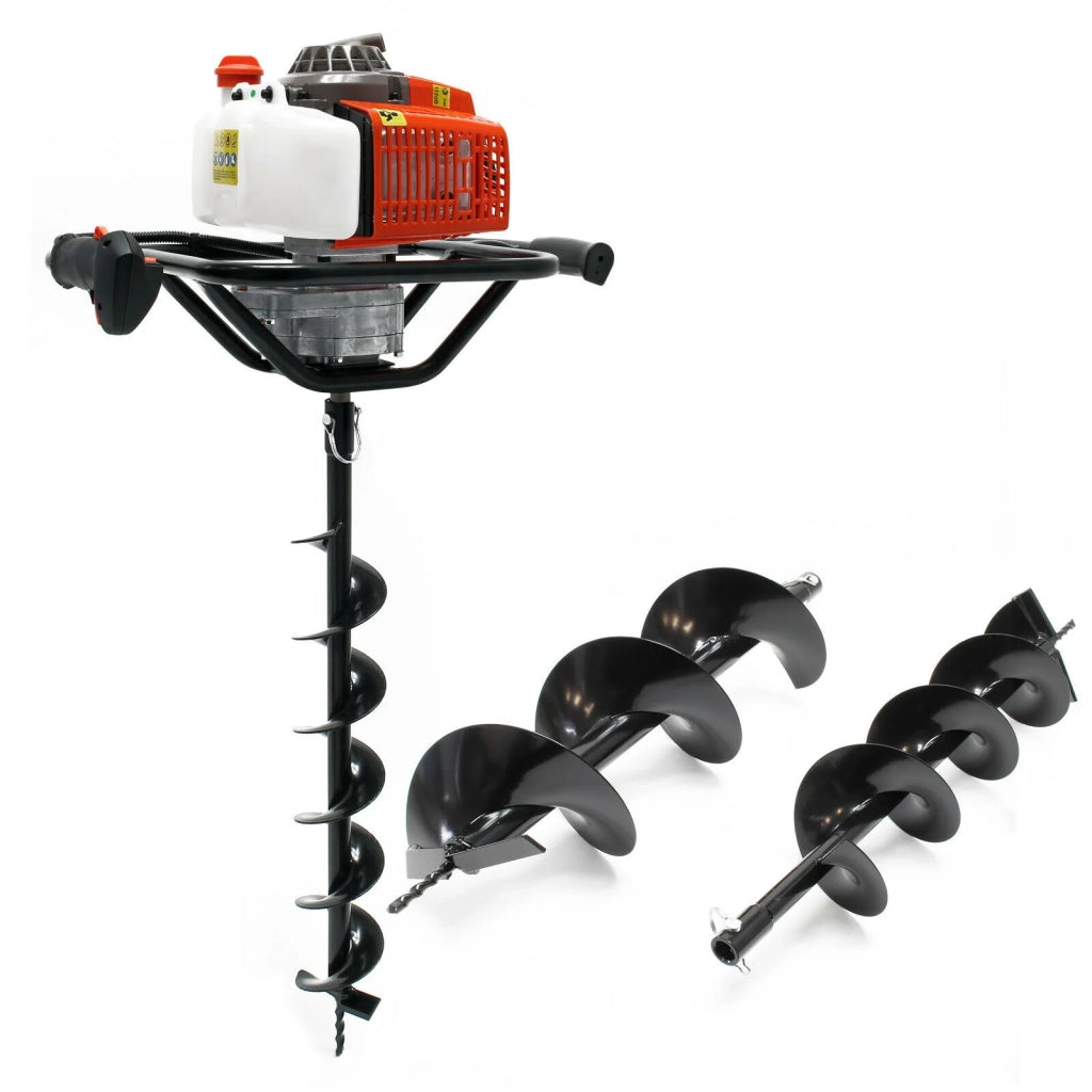 Set trivella termica 63,3 cc 3 CV punte da trapano 100 mm 150 mm 200 mm trivella per terreno 16_0001568