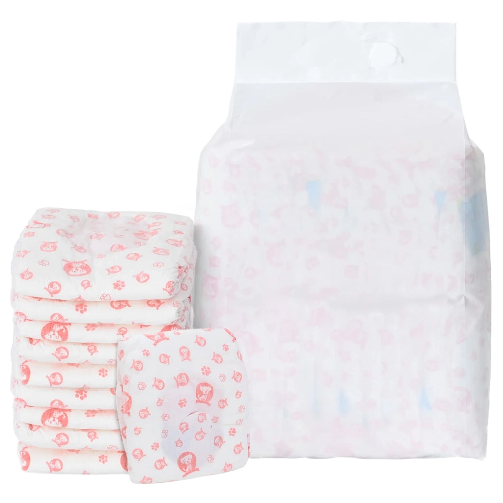 Pannolino usa e getta per cani femmina 50 pcs Bianco XS 42025283