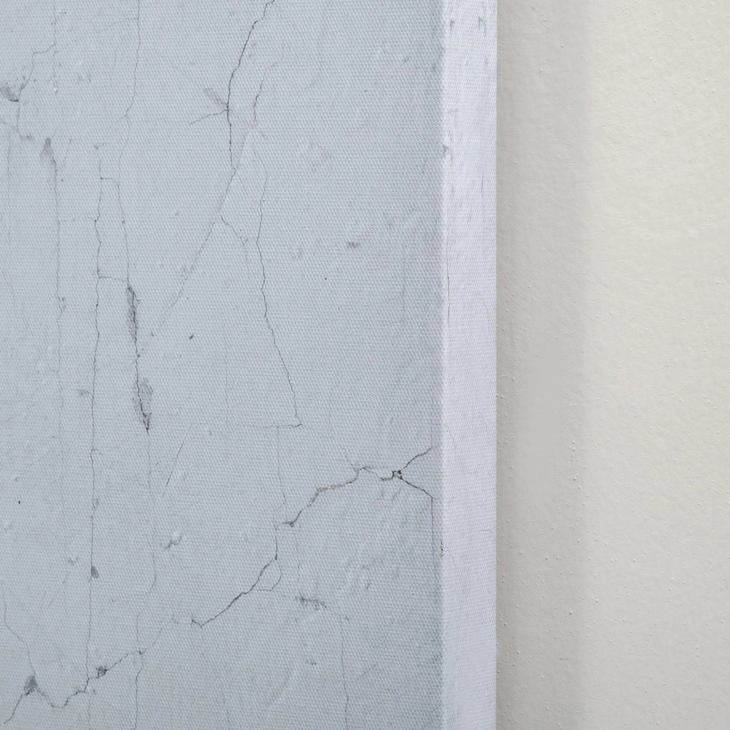 Stampa su Tela Mondo 120x90 cm in Legno di Pino Grigio e Bianco