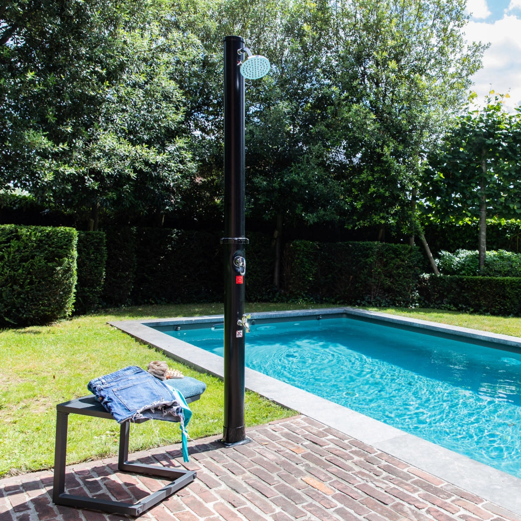 Doccia solare MOOREA nero 18L