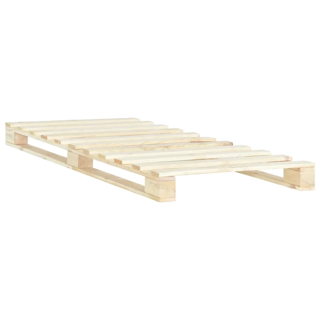 Giroletto in Pallet di Legno Massello di Pino 90x200 cm 285234