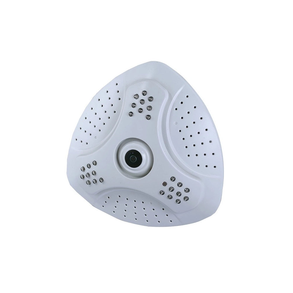 Trade Shop - Telecamera Panoramica Fish Eye 360° Gradi Digitale Ahd Led Grandangolo Soffitto -