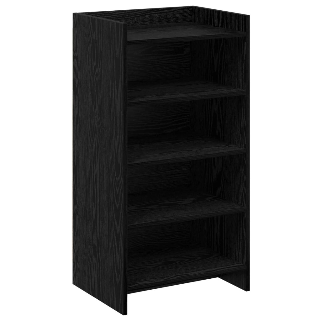 Mobile per scarpe con archiviazione Rovere Nero 48 x 36 x 92 cm 8011340