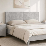 Testiera da Muro DELFT Grigio Cemento Legno ingegnerizzato 897168