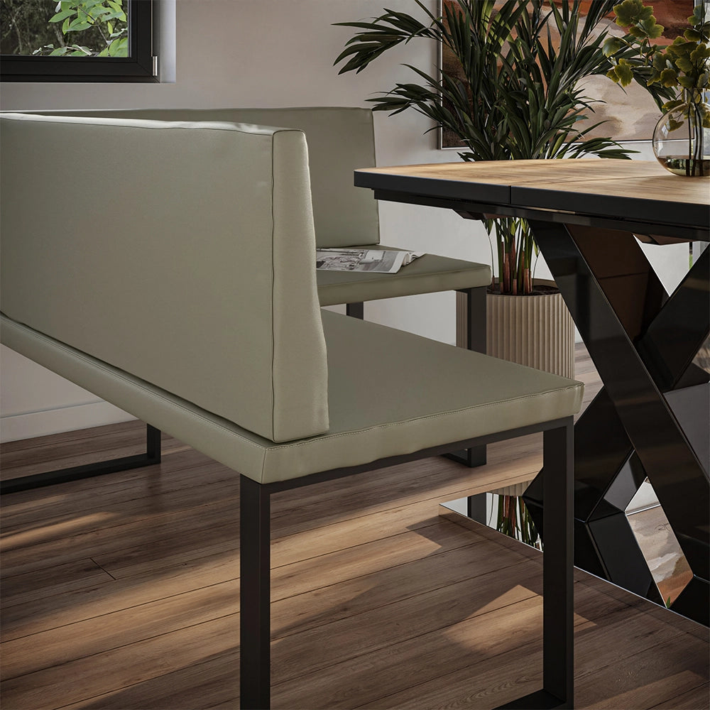 Vicco panca ad angolo Cachemire 120 x 150 cm