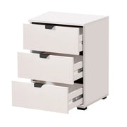 Talana, Comodino un Ripiano, 45x40x63h cm Bianco