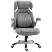 SEDIA DA UFFICIO RECLINABILE IN TESSUTO CON ALTEZZA REGOLABILE, 68X76X109-117 CM