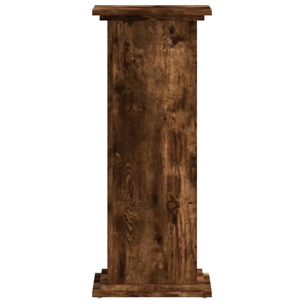 Portavasi mobiletto per fiori 33 x 33 x 80 cm legno ingegnerizzato marrone 02_0045155