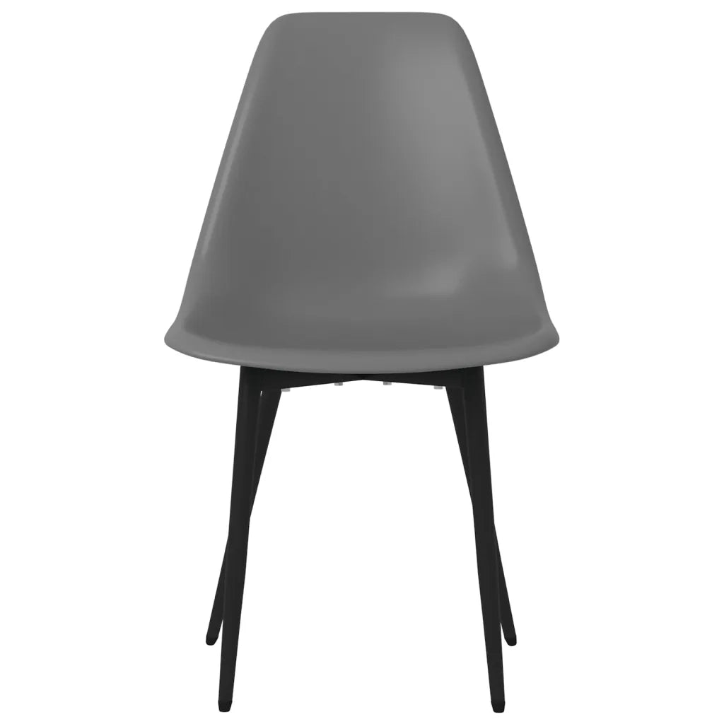 Sedie da Pranzo 4 pz Grigie in PP cod mxl 10424
