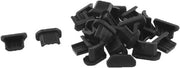Copertura per Micro USB morbida in plastica - 25 pezzi, impermeabile e antistatico - Pacchetto da 25