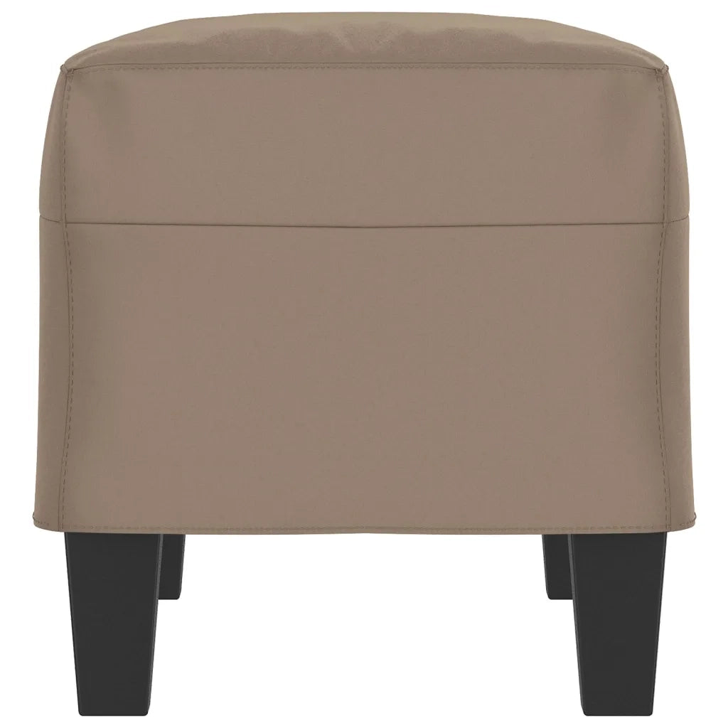 Panca tortora 70x35x41 cm in Microfibra 349445