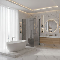 Parete Doccia Rea Flexi Grey / Titan 140