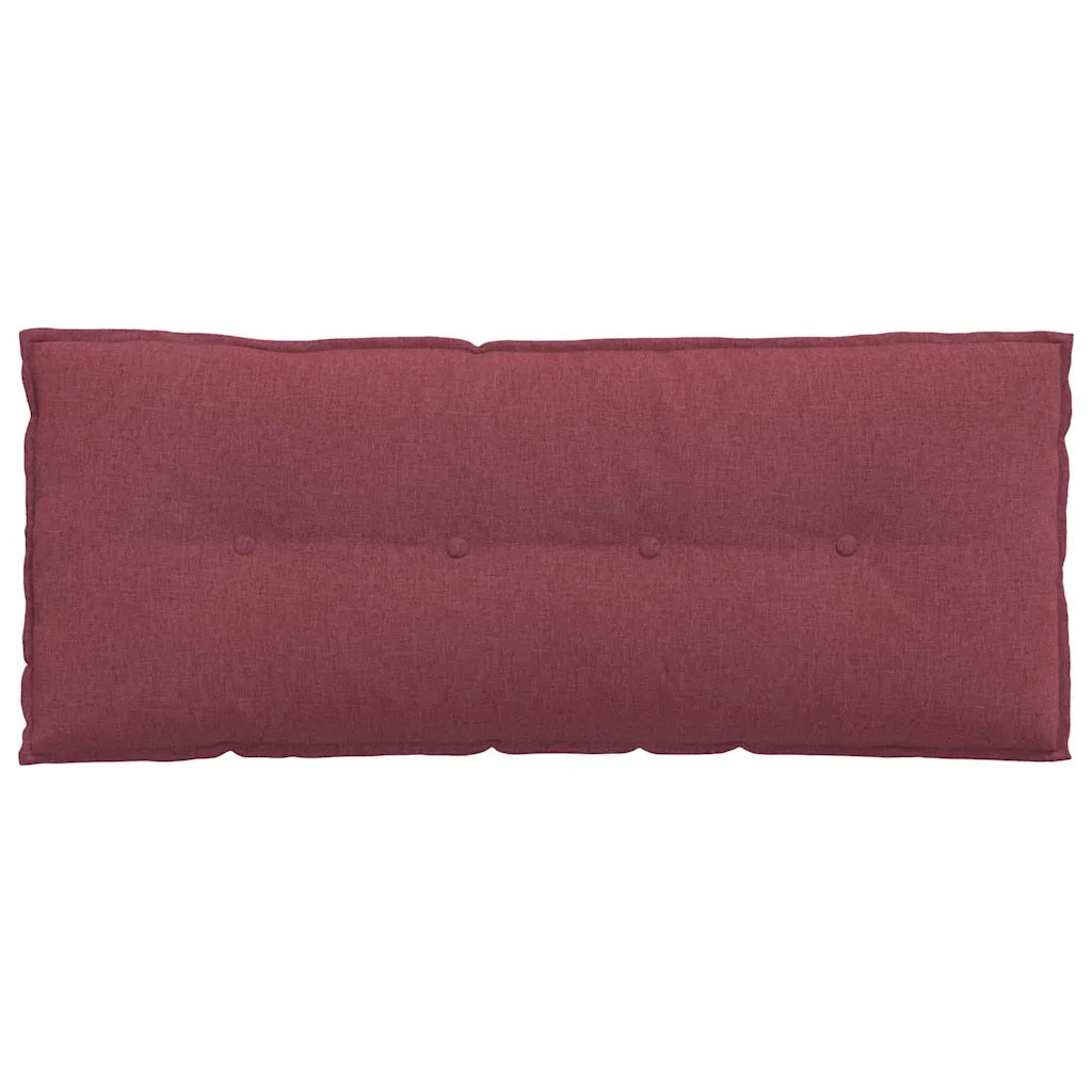Cuscino per Schiena | Cuscino dorsale Rosso Vino 120 x 19 x 50 cm Tessuto