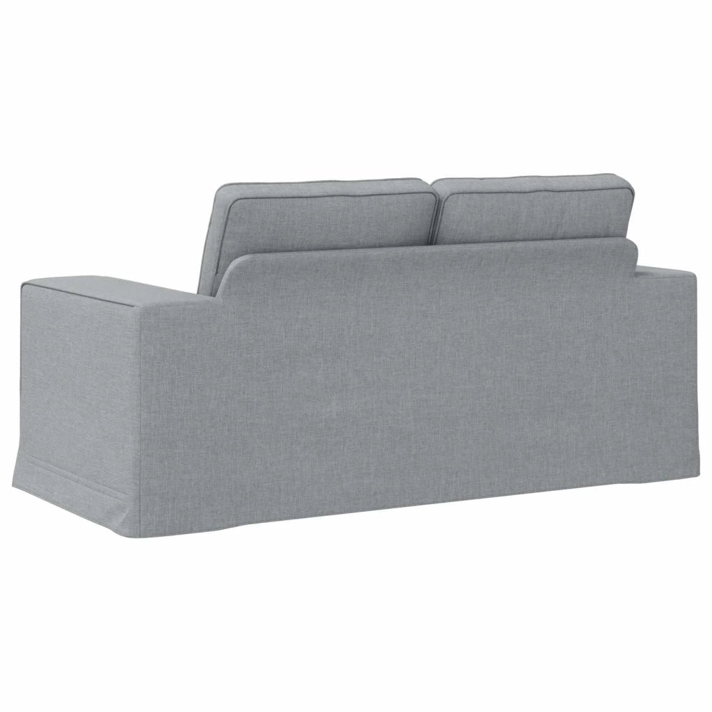Divano Grigio chiaro 162 x 80 x 82 cm Tessuto