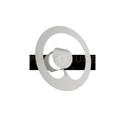 FUEL APPLIQUE-PLAFONIERA 1 LUCE GRIGIO 1170-1-GR