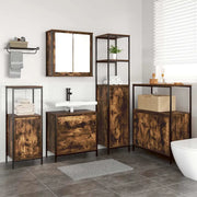Set di mobili per il bagno 5 pcs Marrone Legno multistrato 3328371