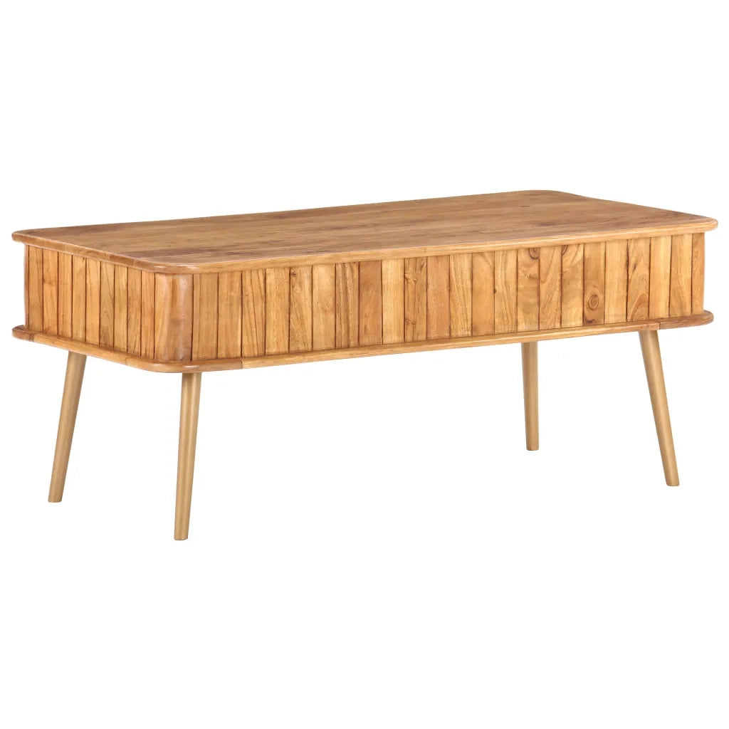 Tavolino da Salotto 100x50x40 cm in Legno Massello di Acacia 289650