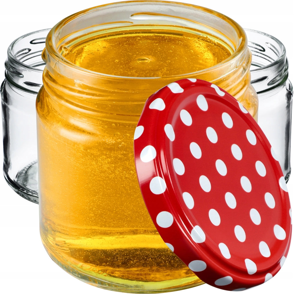 KADAX 10x Barattolo 200ml + Tappo Fi66 Per Marmellate