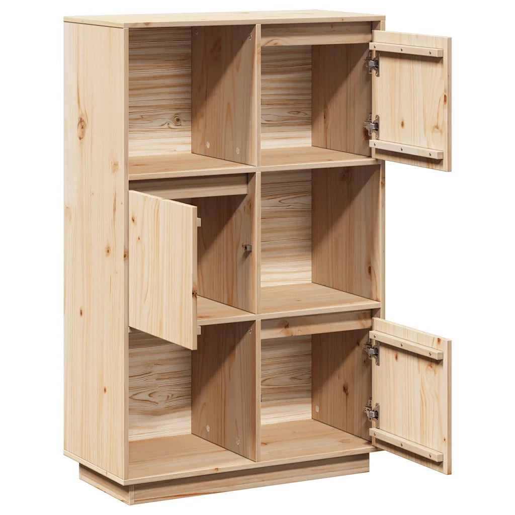 Credenza 74x35x117 cm in Legno Massello di Pino cod mxl 15017