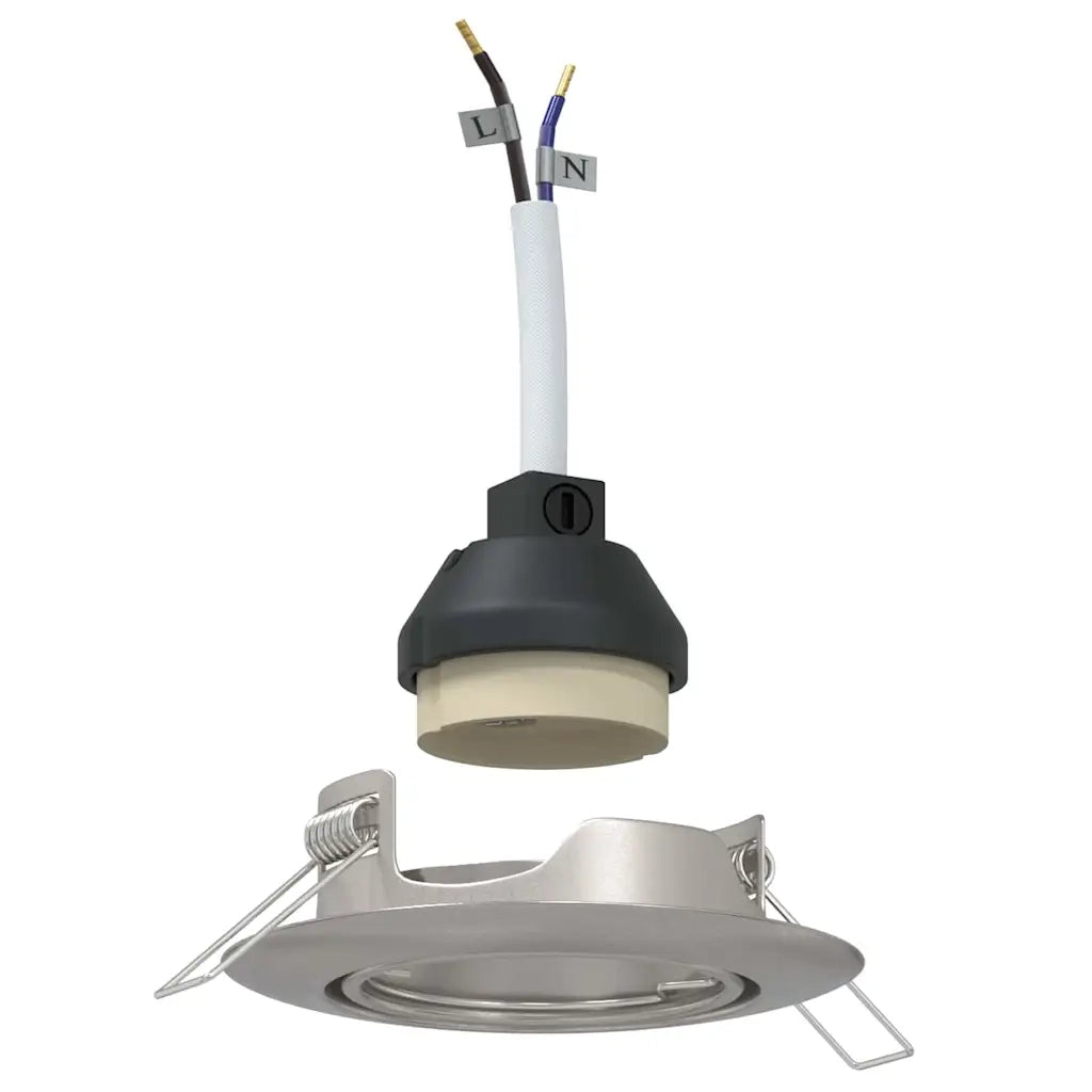 Spotlight 6 pz Argento 9 x 9 x 2.5 cm Metallo CFW9200748