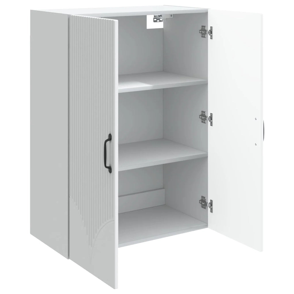 Mobiletto a muro Bianco 66 x 34,5 x 90 cm Legno ingegnerizzato 898905